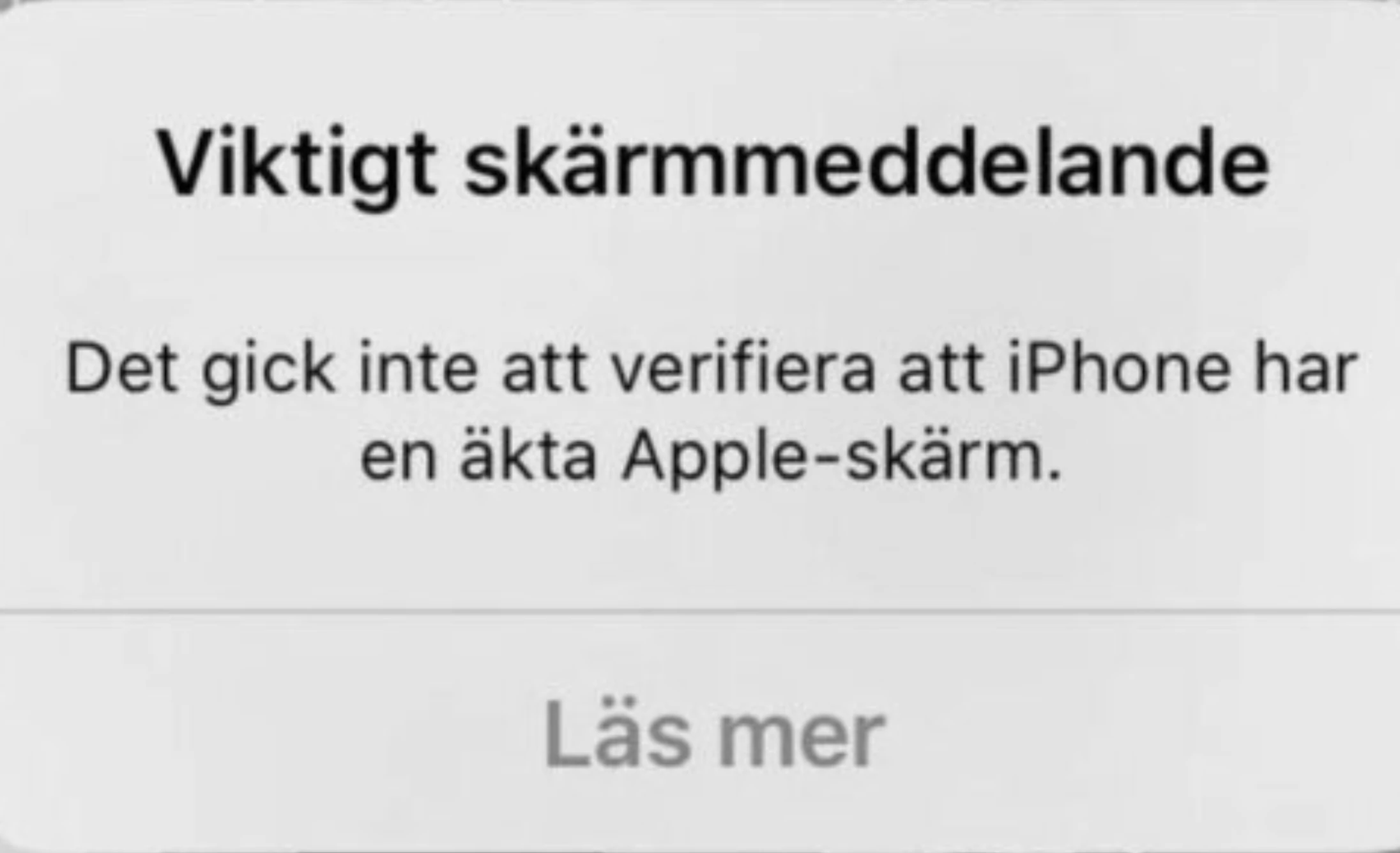 iPhone äkta skärm